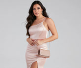 Glitter Daze Mesh Fold-Over Clutch